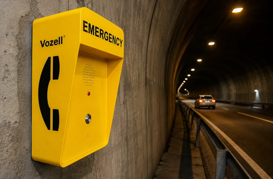 JR306 SC Vozell® Teléfono de emergencia para carretera: seguridad confiable en cualquier entorno